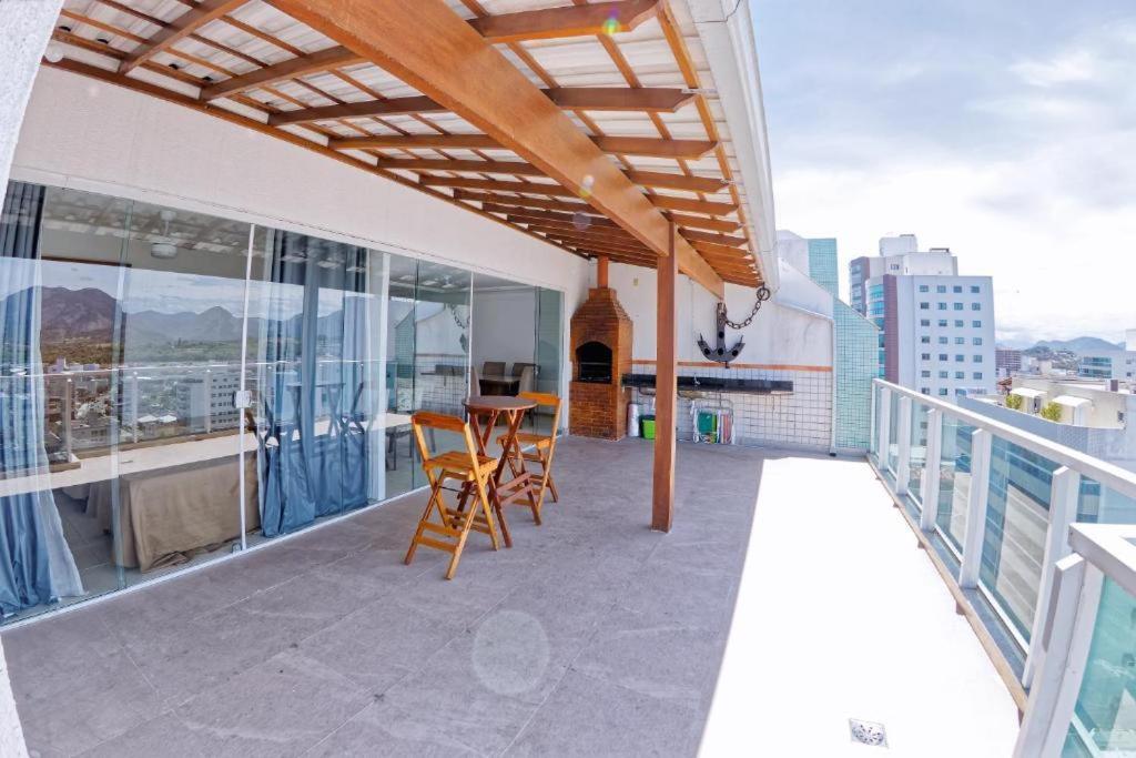 Cobertura C/ Vista Para O Mar E Montanhas, Churrasqueira, 4 Quartos 2 Vg Garagem 瓜拉派瑞 外观 照片